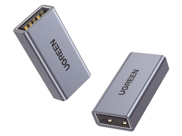 Adaptador UGREEN 20119, USB A 3.0 (H) a USB A 3.0 (H), Color Gris. - imagen 2