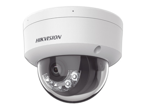 Cámara IP Tipo Torreta Hikvision DS-2CD1163G2-LIU de 6MP, IR de hasta 30 m, Luz Blanca hasta 20 m, Micrófono Integrado, IP67, PoE.