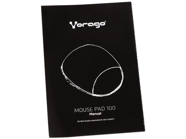 Mouse Pad Vorago MP-100 con reposa muñecas de Gel, Color Negro. - imagen 3