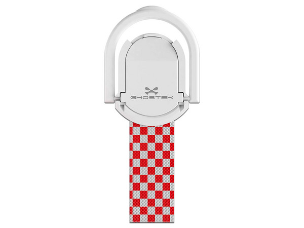 Soporte Universal PopSocket Ghostek con Imán para Soporte en Automóvil, Color Blanco/Rojo. - imagen 3