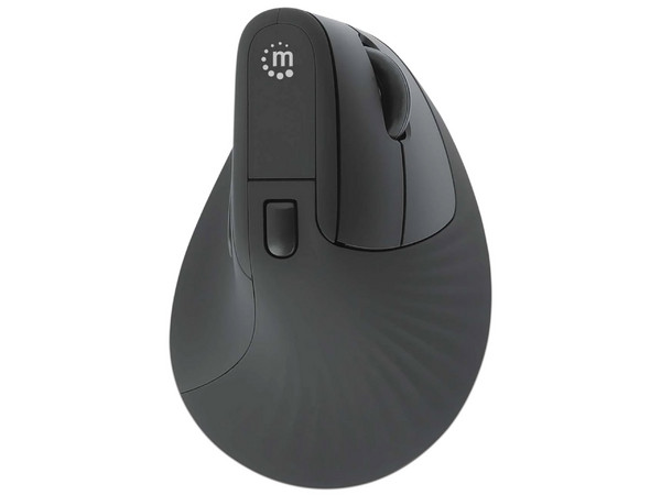 Mouse óptico inalámbrico Manhattan VERTIC 2.4G, ergonómico, modelo 190336.
