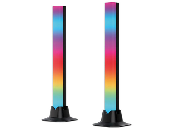 Torres de Iluminación Acteck SPLENDOR GLOW IT3000, Iluminación RGB, Color Negro.