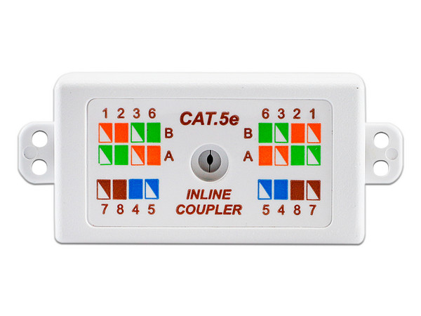 Acoplador de Red Enson EPRO-INCOP5E, Cat5e UTP, RJ-45, Color Blanco. - imagen 3