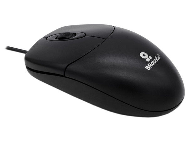 Mouse óptico Brobotix 497202, USB, Color Negro. - imagen 2