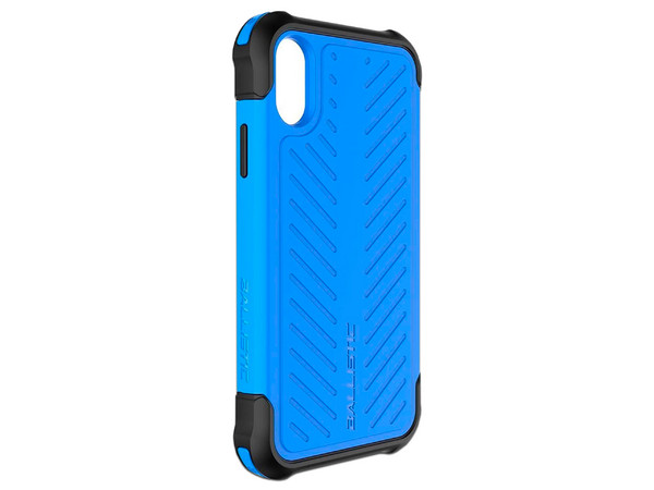 Funda protectora de uso rudo Ballistic Tough Jacket para iPhone Xs Max. Color Azul. - imagen 2
