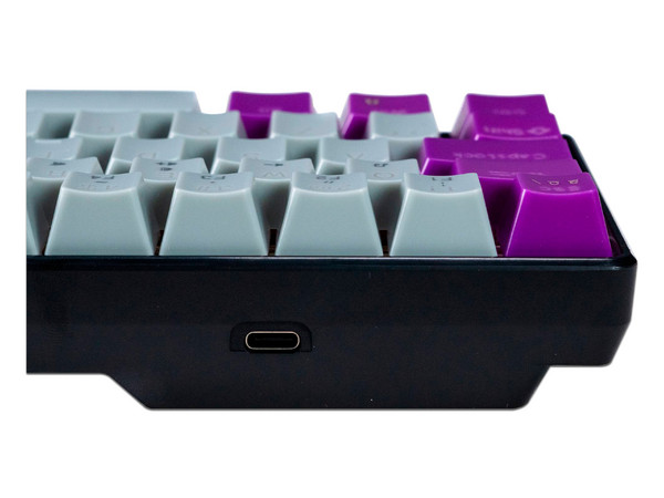 Teclado Mecánico Naceb NA-0963G de 60%, USB. Color Gris/Morado - imagen 3