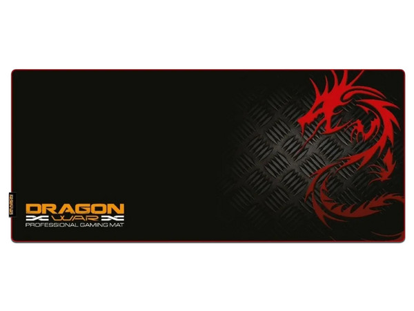 Tapete Gamer Profesional Nextep Dragon XT XL para Teclado/Mouse, Color Negro.