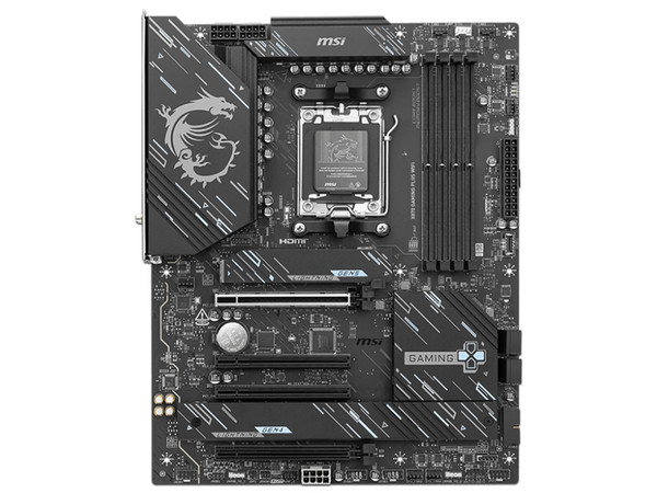 T. Madre MSI X870 GAMING PLUS WIFI: Chipset AMD X870, Soporta: Procesadores AMD Serie 9000, 8000 y 7000, Socket AM5, Memoria: DDR5 8200/5600(OC)/4800MHz, 256GB Max, Integrado: Wi-Fi 7, USB, M.2, ATX, Ptos: 1xPCIE5.0x16. - imagen 2