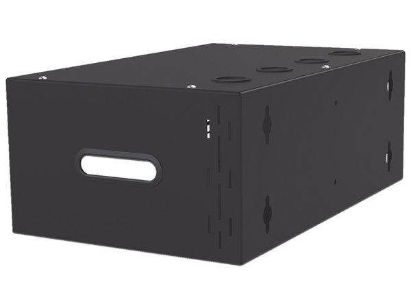 Gabinete para Montaje en Pared Linkedpro LPWR50304U, Liviano para 4 Unidades, Color Negro. - imagen 2