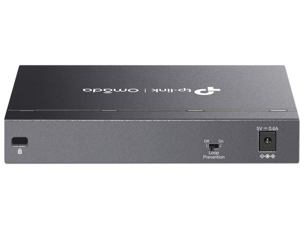 Switch TP-Link Omada DS108G, 8 puertos, 10/100/1000Mbps, 16 Gbit/s, no administrable, color negro. - imagen 2