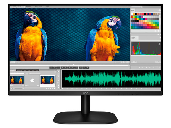 Monitor LED AOC 22B2HM2 de 21.5", Resolución de 1920 x 1080 (Full HD), 100Hz, 4ms