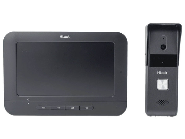 Kit de Videoportero Analógico ZKTECO VI-K13P, resolución CMOS micrófono omnidireccional, Con Pantalla LCD a Color de 7", IP65 Relevador, Color Negro