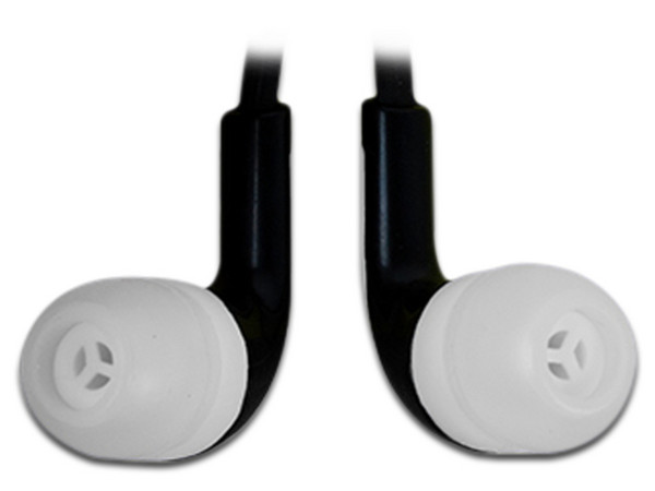 Audífonos internos con micrófono Easy Line, 3.5mm. Color Blanco/Negro.
