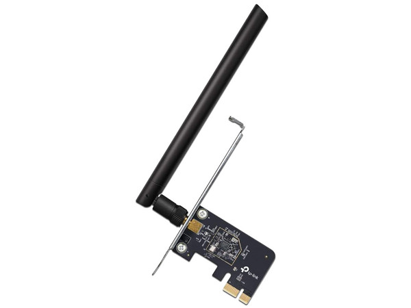 Adaptador Inalámbrico TP-Link ARCHER T2E de doble banda, Wireless AC (Wi-Fi 5), hasta 600Mbps, PCI Express.