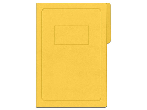 Carpeta Pressboard Kyma con broche de 8 cm. Tamaño Oficio. Color Amarillo.