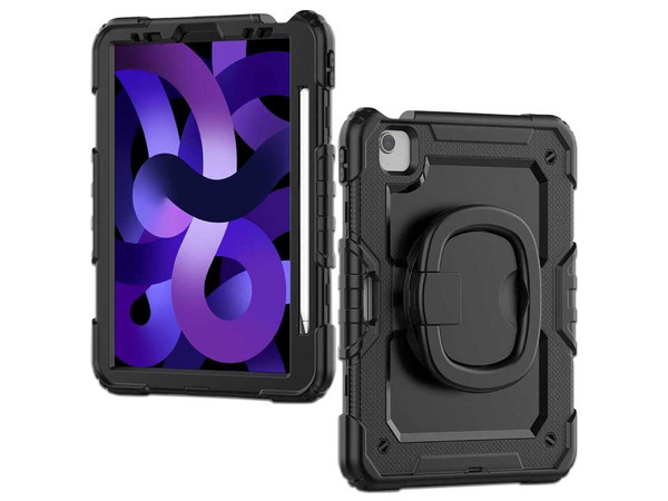 Funda Protectora TEKKU HandleD uso Rudo para iPad Air 5, Color Negro.