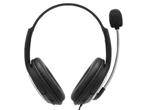 Audífonos con Micrófono Tipo Diadema BRobotix 263953, USB. Color Negro - imagen 3