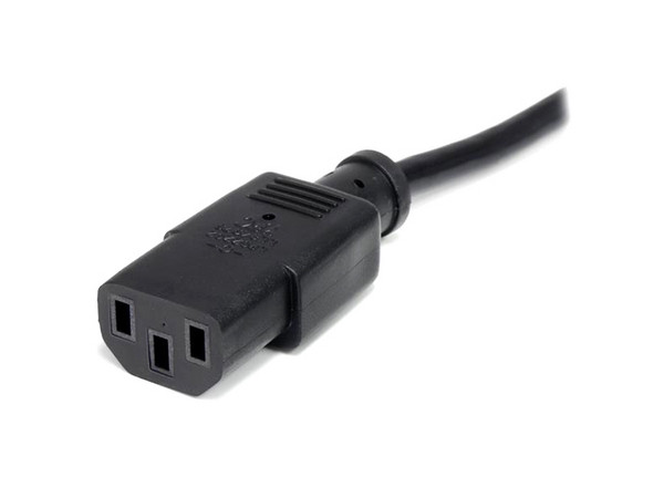 Cable de 3m de Alimentación Estándar para Computadora NEMA 5-15P a C13 Macho a Hembra - imagen 2