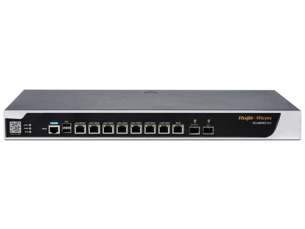 Router Administrable Ruijie RG-NBR6215-E de 8 puertos Gigabit, 1 puerto SFP 1GB y 1 puerto SFP+ 10GB, hasta 2000 clientes. - imagen 2