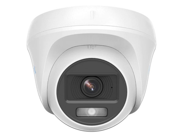 Cámara IP Tipo Domo HiLook THC-T129-PS de 2MP (1920 x 1080p), Lente de 2.8mm, Luz Blanca de 20m, Micrófono Integrado, Color Blanco. - imagen 2