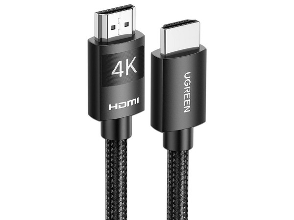 Cable de Video UGREEN 40101, HDMI a HDMI (M-M), 2m, Niquelado, Color Negro.