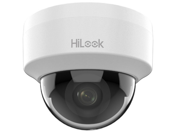 Cámara HiLook Domo IP: 2 Megapixel, Lente 2.8mm, 20mts IR, Interior.