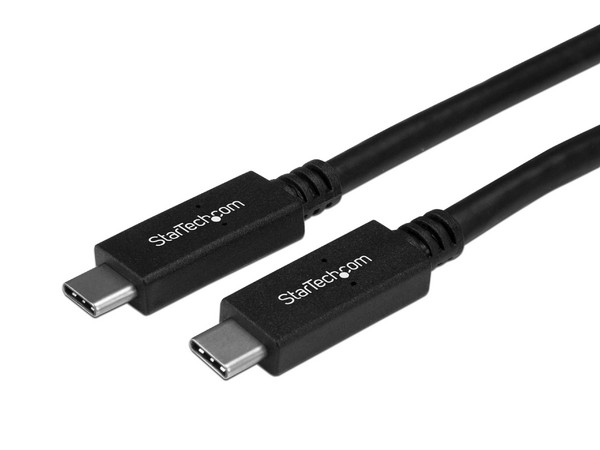 Cable StarTech USB315CC1M USB-C (Macho) a USB-C (Macho) de 1m. Color Negro