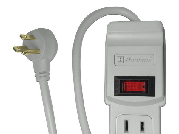 Multicontacto con Supresor de picos Koblenz SS-550 USB de 550 Joules con 5 contactos Nema 5-15R. - imagen 3