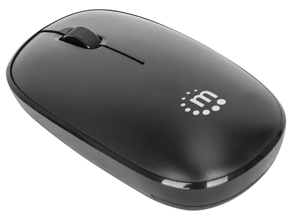 Mouse Óptico Inalámbrico Manhattan, 1200 DPI, USB. Color Negro. - imagen 2