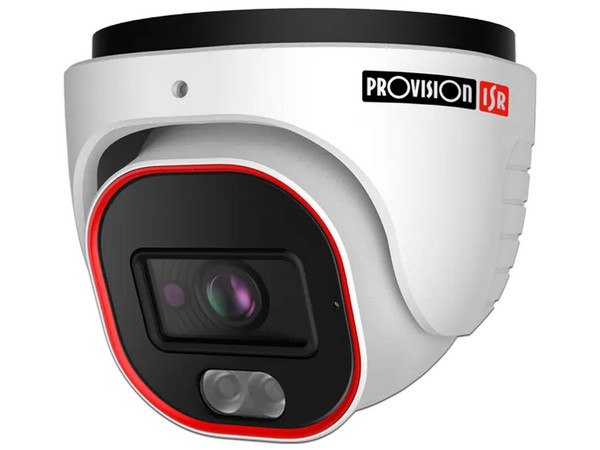 Cámara de Vigilancia tipo Domo Provision ISR DV-320AR-36 de 2MP (1920 x 1080), IR hasta 20m, IP67. Color Blanco.