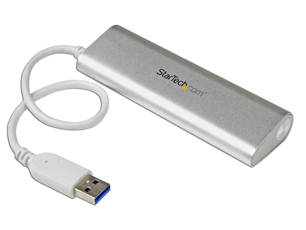 Concentrador portátil USB 3.0 de 4 puertos, Hub con cable incorporado. - imagen 2