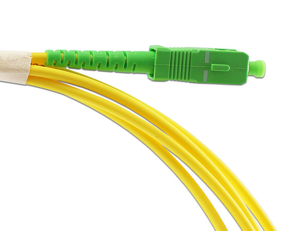 Jumper de Fibra Óptica Enson Monomodo, conector SC a SC, 2m. Color Amarillo. - imagen 2
