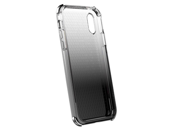 Funda Ballistic Jewel Spark de uso rudo, para iPhone XS MAX con diseño Humo Transparente.