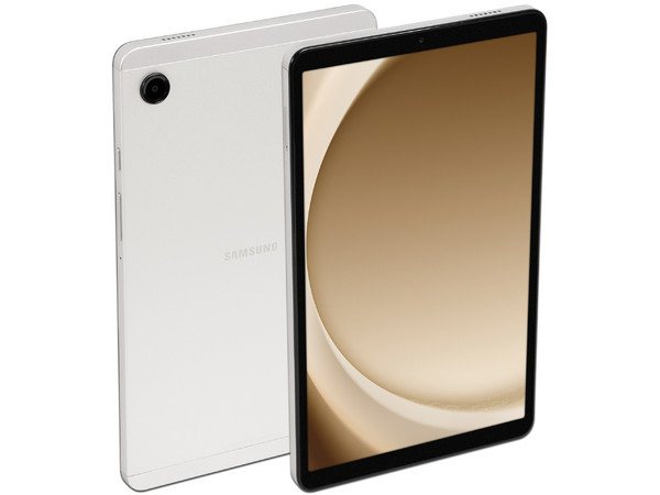Tablet Samsung Galaxy Tab A9:Procesador Octa Core (hasta 2.2GHz),RAM de 4GB, Almacenamiento de 64GB,Pantalla LED Multi Touch de 8.7" HD (1340x800),Cámara Principal de 8MP,Wi-Fi 5, Bluetooth,Android 13. Color Plata.3 años de garantía.