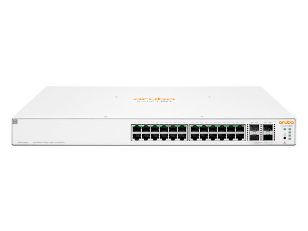 Switch Administrable Aruba Gigabit Ethernet Instant On 1930, 24 Puertos RJ-45 10/100/1000 Mbps, 4 Puertos SFP, Color Blanco.
