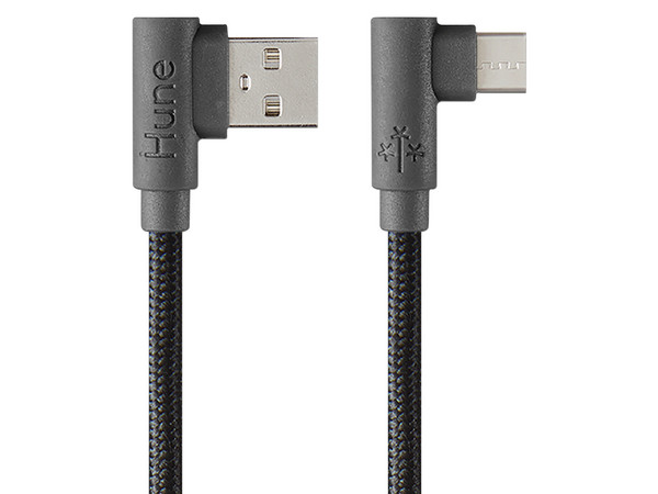 Cable USB Hune, de USB a USB-C(M-M), 1.2m. Color Gris.