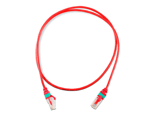 Cable de Red Enson Cat6, Conector RJ-45 (M-M), 28 AWG, 0.9m. Color Rojo.