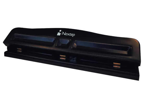 Perforadora Nextep 3 Orificios Ajustable 10 Hojas.