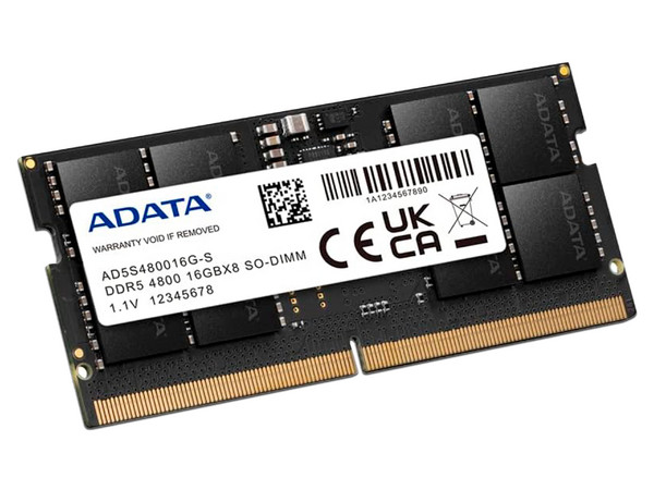 Memoria SODIMM ADATA AD5S48008G-S, DDR5 PC5-38400 (4800MHz), 8GB. - imagen 2