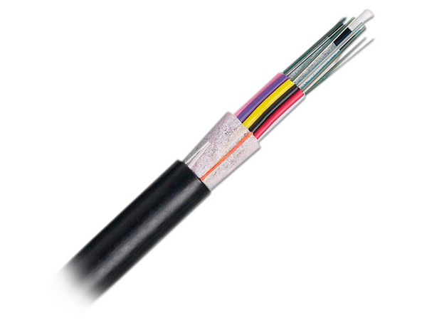 Fibra Óptica Panduit FSTN924, 24 hilos, OSP, Monomodo, OS2, 1 m. Color Negro.