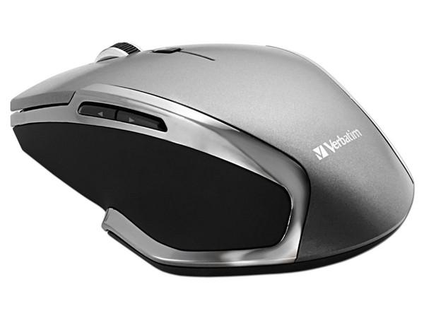 Mouse Óptico inalámbrico Verbatim Deluxe, USB. Color Gris.