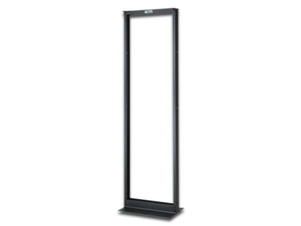 Rack de Aluminio de dos postes Panduit 19". Color Negro.