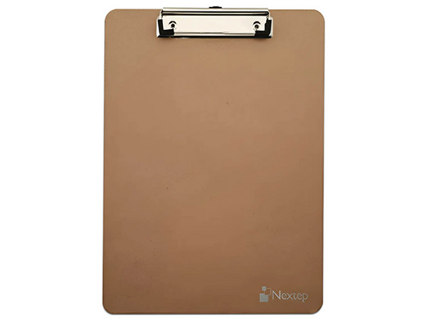 Tabla de madera Nextep económica con clip de alambre. Tamaño carta.