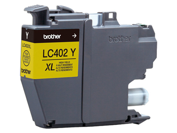 Cartucho de Tinta Brother, color Amarillo, Modelo: LC402XLY, 1,500 páginas. - imagen 3