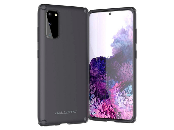 Funda Ballistic Soft Jacket, para Samsung S20. Color Negro.