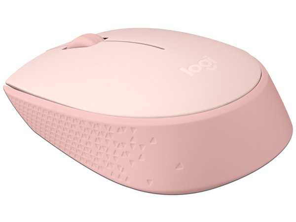 Mouse Óptico Inalámbrico Logitech M170, hasta 1000 dpi, USB. Color Rosa.