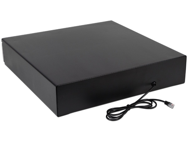 Cajón de dinero EC Line Premium EC-CD-100P con 5 separadores para billetes y 8 para monedas. Color Negro. - imagen 3