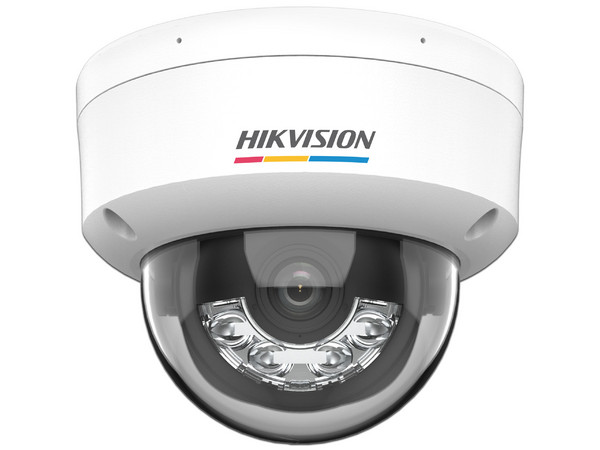 Cámara IP Tipo Domo Hikvision DS-2CD1167G2H-LIUF de 6MP (3200 x 1800), Lente de 2.8mm, IR hasta 30m, Microfono Integrado, IP67, Color Blanco.