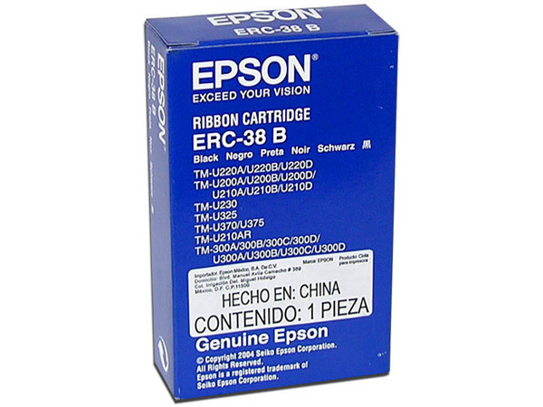 Cinta Negra Epson para TMU200D, TM300, TMU370, TMU375, TM-U375