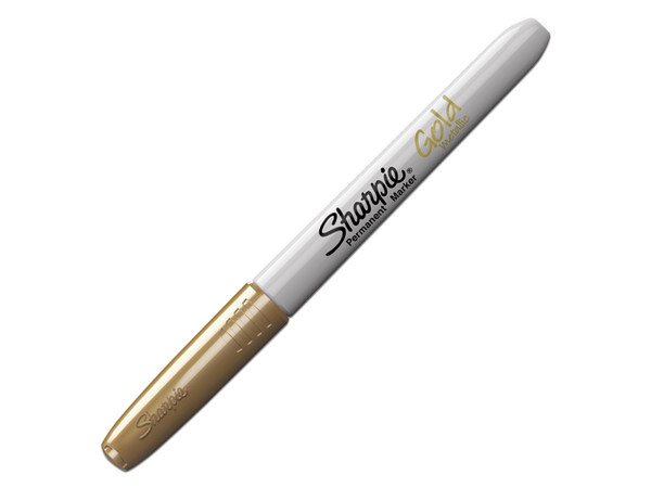 Marcador Permanente Sharpie 1823887, 12 Piezas. Color Oro.